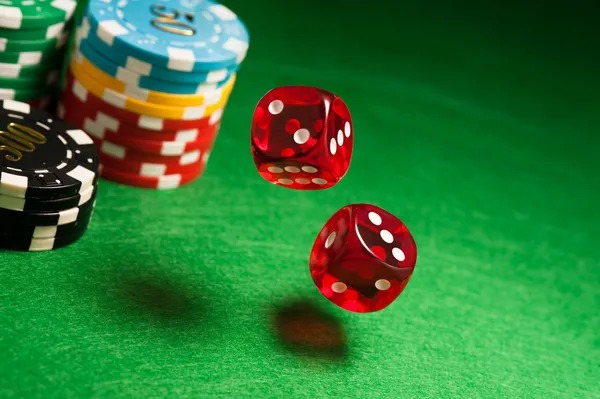 Baccarat table with side-bet options highlighted